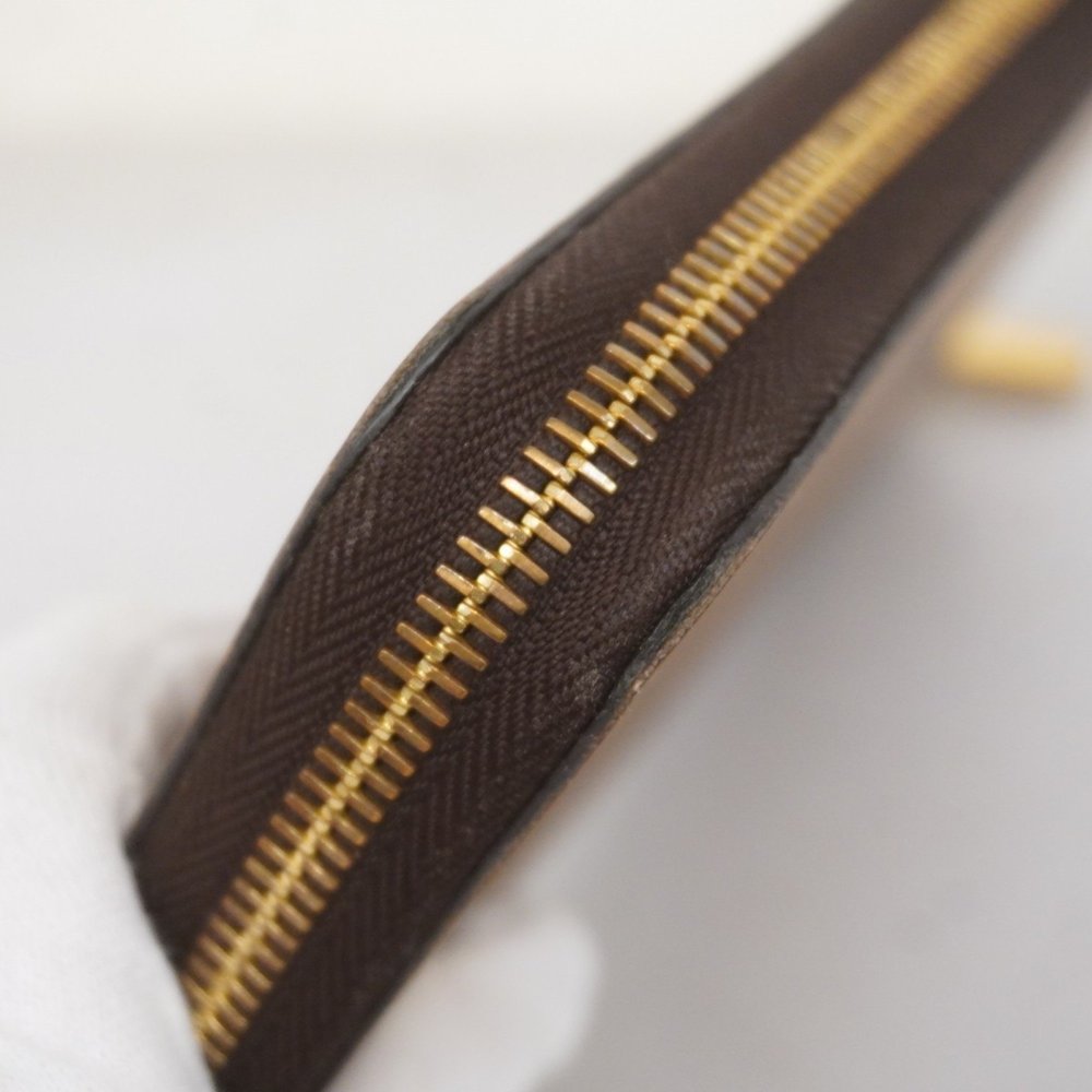 Louis Vuitton Long Wallet Monogram Giant Reverse Zippy M69353 Brown Ladies - Picture 14 of 16